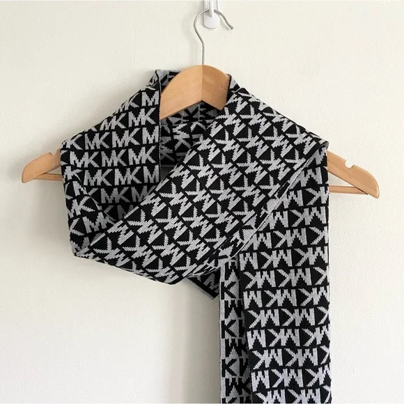 Knitted Scarf Michael Kors Scarf Silver MICHAEL Michael Kors